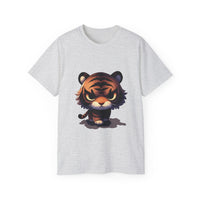 Shadowy Tiger Graphic Unisex Ultra Cotton Tee - Perfect for Animal Lovers